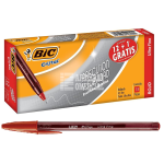 BOLÍGRAFO BIC CRISTAL ULTRA FINE ROJO 